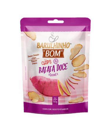 Imagem de Chips de Batata Doce Tradicional Barulhinho Bom 50g Cada - 20 Unidades