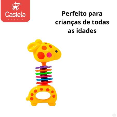 Imagem de Chocalho Infantil Girafa CBS0356 - Castela