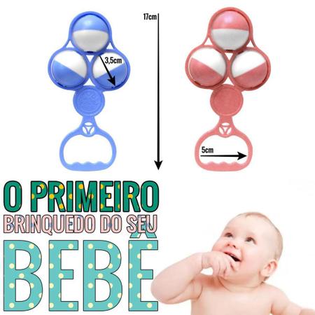 Imagem de Chocalho Para Bebes Barulhinho Brinquedo Infantil Divertido - Pais e filhos