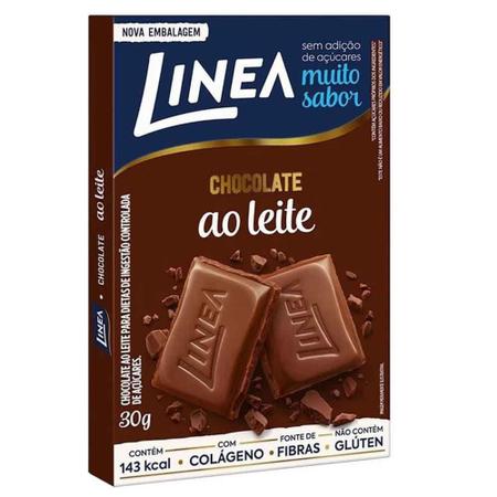 Imagem de Chocolate ao Leite Zero Açúcar 30g - Linea