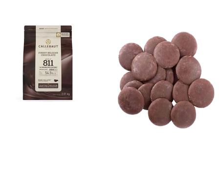 Imagem de Chocolate Belga 811 Dark 54,5 Callets 2,01kg Callebaut