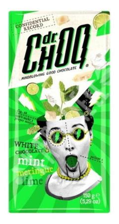 Imagem de Chocolate Belga Dr Choq White Mint Lime Meringue Importado