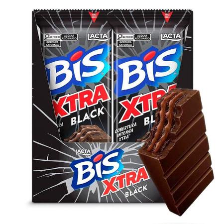 Chocolate Bis Xtra Black 45g Embalagem com 24 Unidades - Chocolate