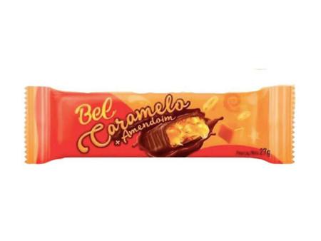 Imagem de Chocolate Bombom Bel Caramelo Amendoim 27g C/ 18un 486g