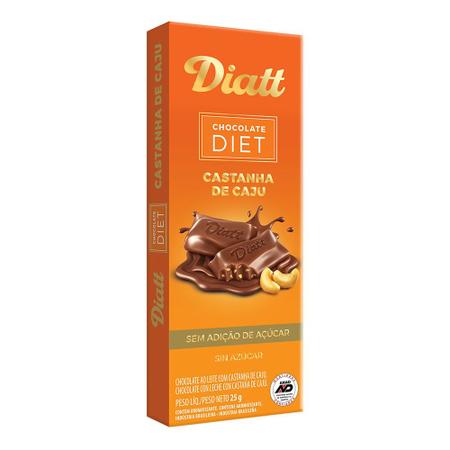 Imagem de Chocolate Diatt Castanha de Caju Diet 25g