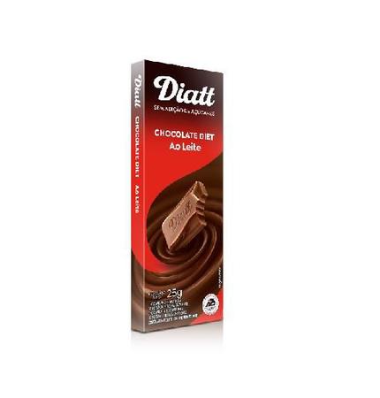 Imagem de Chocolate Diet Ao Leite Diatt Unidade de 25g