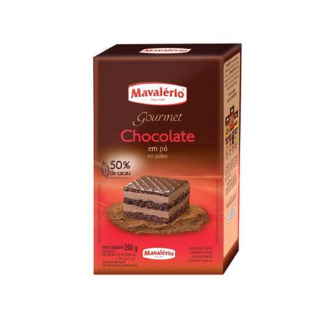 Imagem de Chocolate Em Pó Para Bolo E Doce 200G Gourmet 50% De Cacau