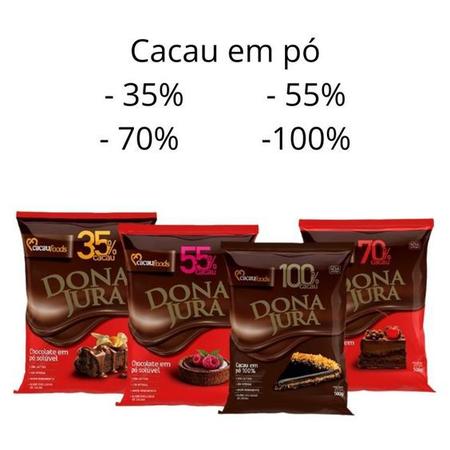 Imagem de Chocolate em Pó Solúvel 70% Cacau Sabor/Cor Show p/Bolo 200g