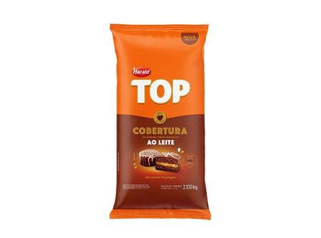 Imagem de Chocolate Gotas Cobertura Fracionada Top Ao Leite 2,1kg - Harald