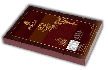 Imagem de Chocolate Jupará 80% Cacau - Zero Açúcar - Com Nibs - 1Kg