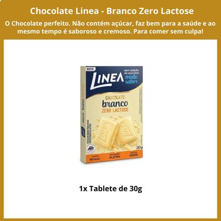 Imagem de Chocolate Linea Zero Açúcar Branco Zero Lactose 1 de 30g