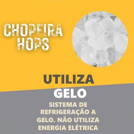 Imagem de Chopeira Cervejeira Portátil 2,8 Litros Torre Chopp Refrigerada A Gelo