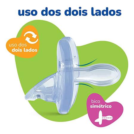 Imagem de Chupeta 100% Silicone Soft Calming 0m+ Neutra - Lillo