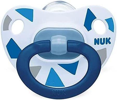 Chupetes de silicona Nuk 6 – 18 meses Azul 2 unidades