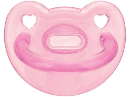 Imagem de Chupeta Silicone Ortodôntico Kuka - Soft Rosa Acima de 6 Meses