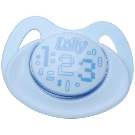 Chupeta Tip Silicone Redondo T2 Azul - Lolly Baby Imagem de Chupeta Tip Silicone Redondo T2 Azul - Lolly Baby