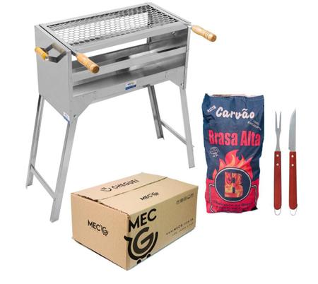 Garfo Grande Para Churrasco - Mec G Store