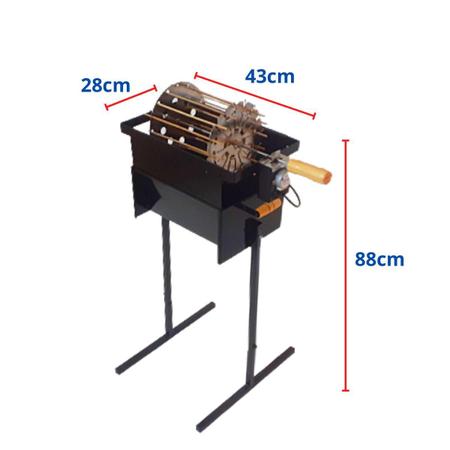 Imagem de Churrasqueira Assa 16 Espetos Carrossel Giratório 220V