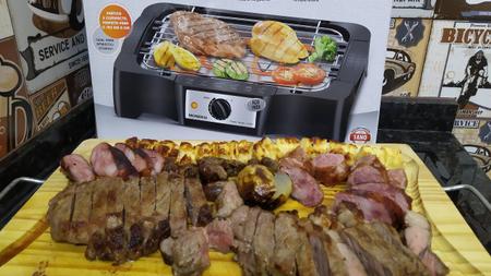 Imagem de Churrasqueira Elétrica Mondial Pratic Steak & Grill  CH-07 com Controle de Temperatura 127 V