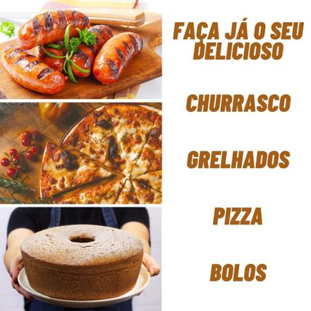 Imagem de Churrasqueira Multiuso Vigorosa Para Fogão 3 Em 1 N 30 Bolo Pão Pizza Grelhados