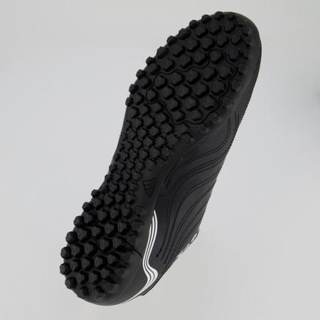 Chuteira Adidas Copa 21.4 TF Society Preta e Branca Chuteira