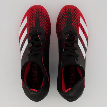 Adidas predator preta e vermelha online
