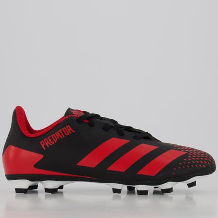 Chuteira adidas vermelha deals e preta campo