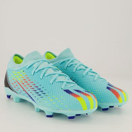 Chuteira Adidas X Speedportal 22.3 FG Campo Verde gua Chuteira