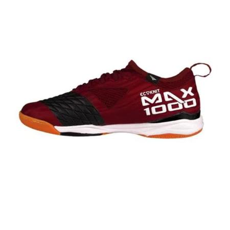 Chuteira Futsal Penalty Max 1000 Ecoknit - Vinho+Branco