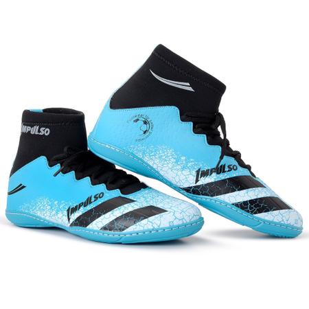 chuteira futsal botinha cano longo adulto 36 ao 43 impulso