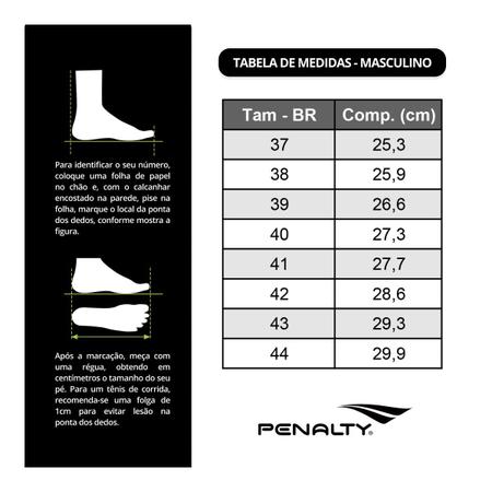 Imagem de Chuteira Futsal Penalty Fúria Y-2+Meião Penalty Fut Grip Antiderrapante