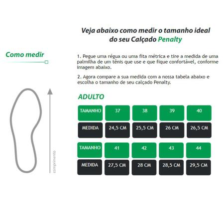 Imagem de Chuteira Futsal Penalty Futebol de Salão Quadra Fúria