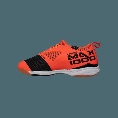 Chuteira Penalty Futsal Max 1000 Ecoknit Masculino - Laranja e Preto Laranja