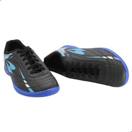 Imagem de Chuteira Masculina Quadra Dray Preto/Azul