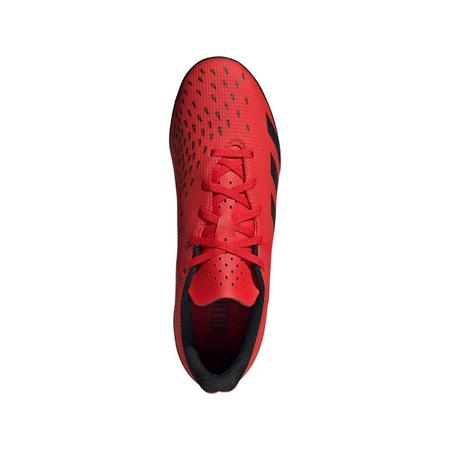chuteira society adidas predator vermelha