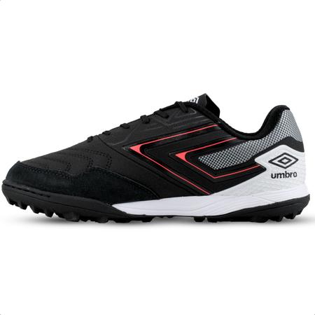 Imagem de Chuteira Umbro Society Pro 5 Bump Club Preta e Cinza - Masculina