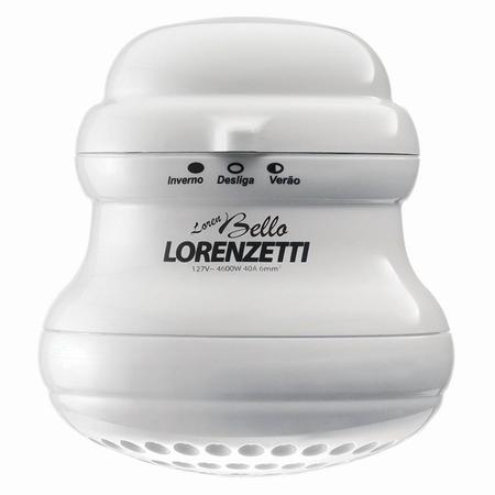 Chuveiro 3 Temperaturas Bello Banho Branco 5500W 127V Lorenzetti Imagem de Chuveiro 3 Temperaturas Bello Banho Branco 5500W 127V Lorenzetti
