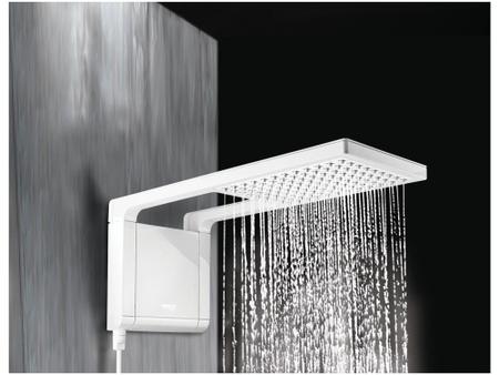 Chuveiro Elétrico Lorenzetti Acqua Storm Ultra - 7800W Branco Temperatura Gradual Imagem de Chuveiro Elétrico Lorenzetti Acqua Storm Ultra - 7800W Branco Temperatura Gradual