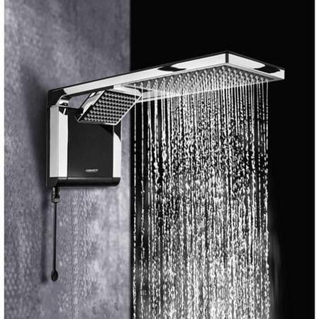 Imagem de Chuveiro Eletrônico Lorenzetti Acqua Duo Multitemperatura 7800W 220V Black e Cromado