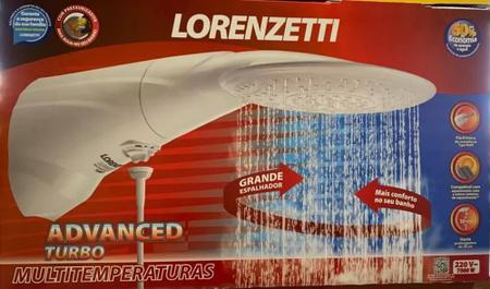 Imagem de Chuveiro Lorenzetti Advanced Turbo 5500W - 4 Temperaturas Branco