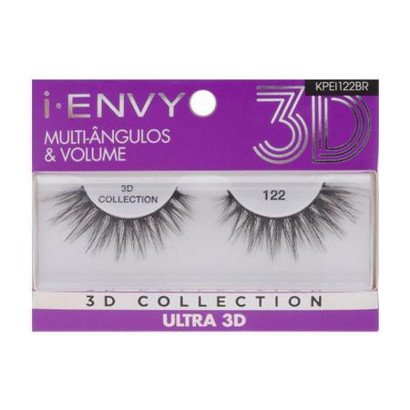Cílios Postiços 3D Collection Ultra 122 I-Envy Kiss New York Imagem de Cílios Postiços 3D Collection Ultra 122 I-Envy Kiss New York