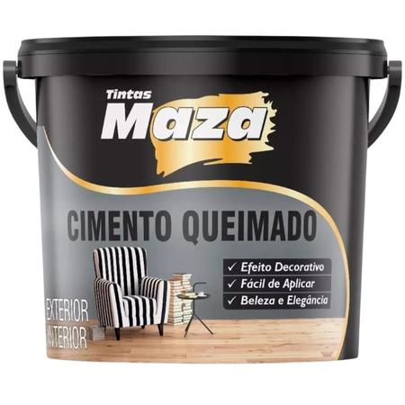 Imagem de Cimento Queimado Revestimento Parede 5,6Kg Ma Camurça