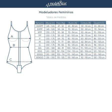 Imagem de Cinta Body Modelador Alça Renda Emana 3384022R - ModelleSkin