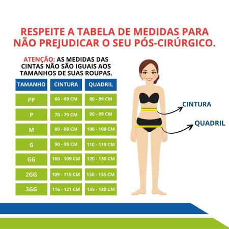 Imagem de Cinta Completa Pós-Cirúrgica Regata com Colchetes e Reforço no Culote - New Form 