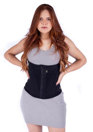 Imagem de Cinta modeladora faixa abdominal com alça 16 barbatanas (shapewear power)