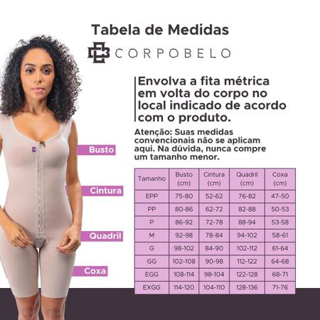 Imagem de Cinta Pós Cirúrgica Cavado com Alça e Fecho Frontal Corpo Belo