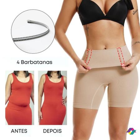 Cinta Short Modelador Com Barbatanas Compressão - RecoveryBelt -  Modeladores e Redutores Femininos - Magazine Luiza