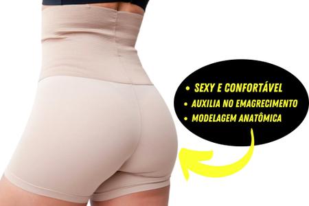 Calcinha Cinta Calça Baixa Média Compressão Vi Lingerie Reduz Medidas Ressalta Glúteo Forro íntimo - Calcinha - Magazine Luiza