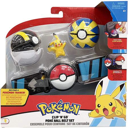 Cinto Pokemon - Com Pokebola e Figura do Pikachu sunny brinquedos