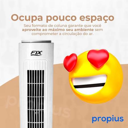 Imagem de Circulador Ar 110V Ventilador Silêncio Silencioso Torre